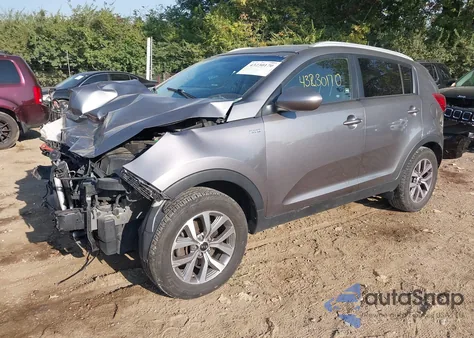 2016 Kia Sportage Lx из США, поврежденный, VIN KNDPBCAC6G7814979